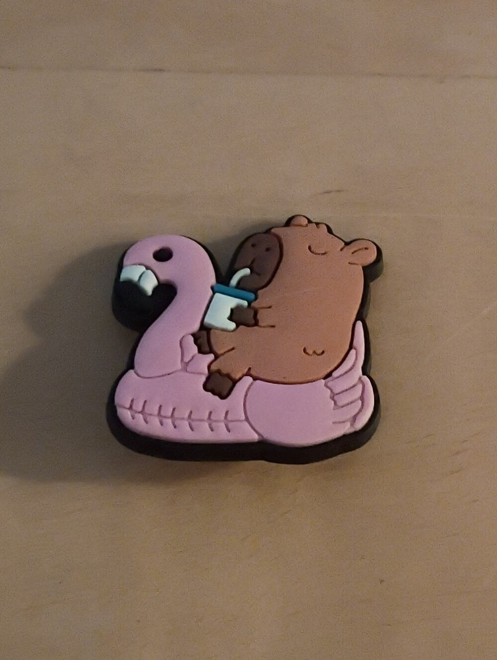 10 for $10 Jibbitz Croc Charms - Capybara On Flamingo Floaty - New Shoe Charms
